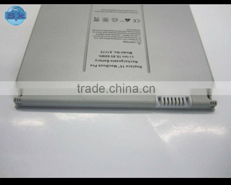 Replace for Apple 15'' Macbook Pro Rechargeable Battery Li-ion 10.8V 60Wh A1175