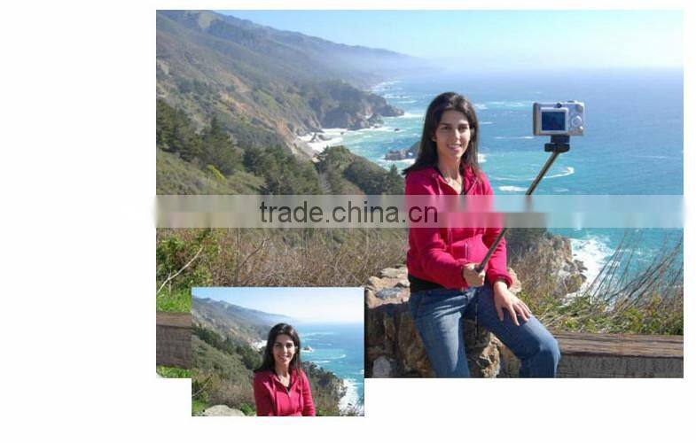 Newest wired selfie stick for mobile phone camera selfie holder 2015