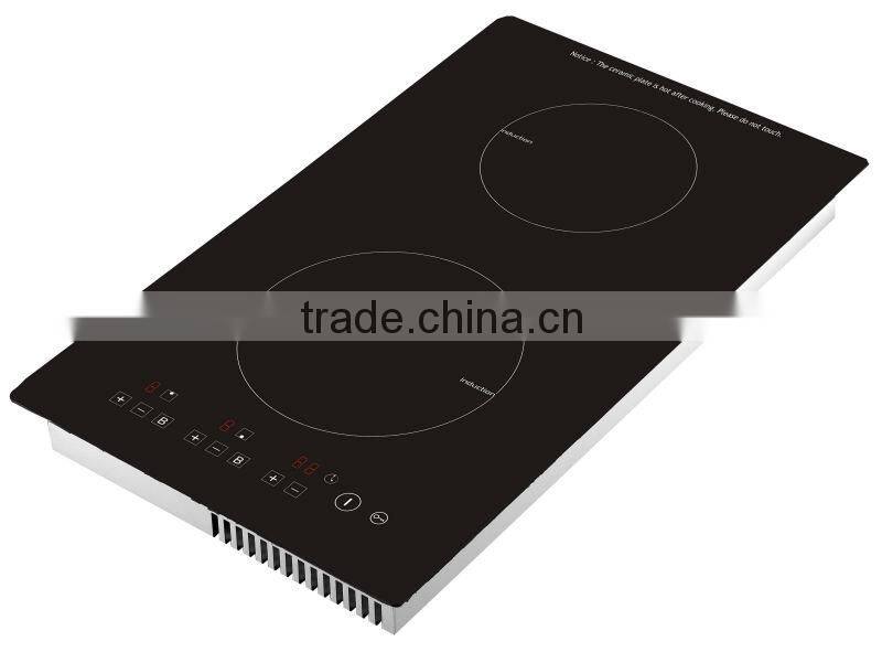 Double burner build-in induction cooktop/domino induction cooker