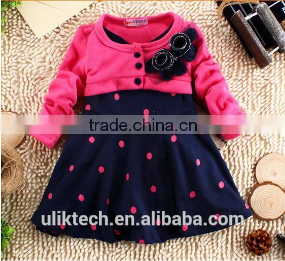 cheap production stocklot flower girl dresses for fall