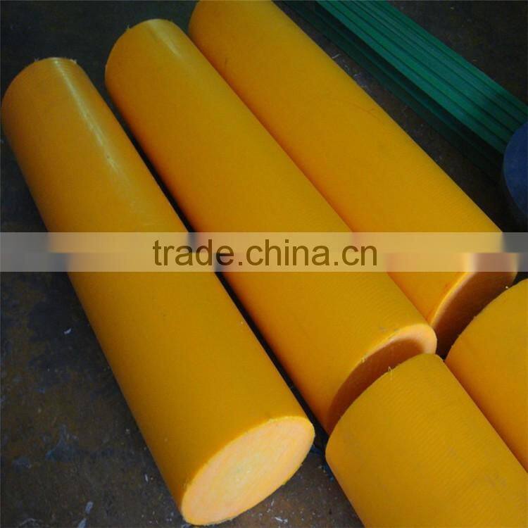 Cheap price 100% virgin material plastic rods nylon stick round bar 1000mm yellow cast mc nylon rod