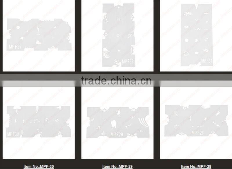 skull airbrush stencils for beauty nails