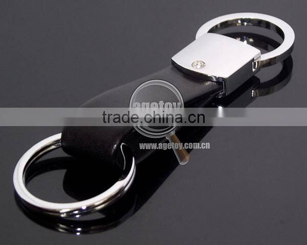 Crystal Leather Key Chain