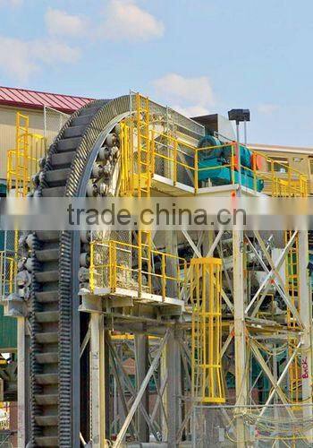 Chinese factory with high quality corrugated steep angle belt conveyor
