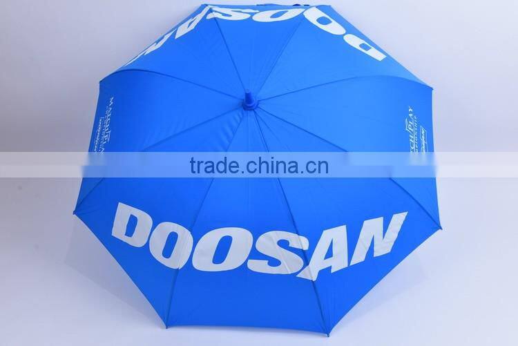 auto open advertising 190t straight umbrella EVA hadle umbrella