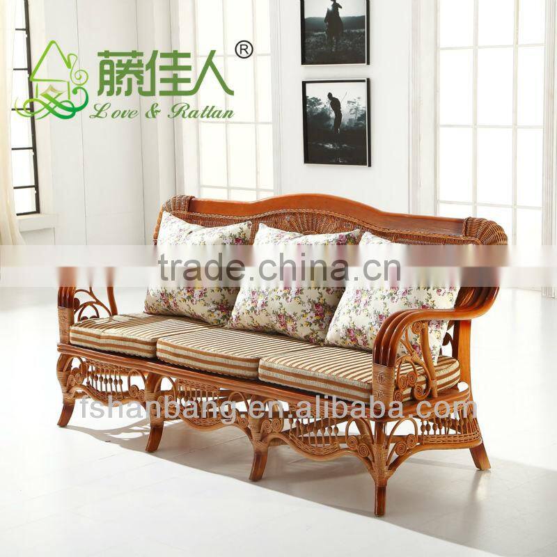 Fashionable Leisure Cane sofe table and chair set