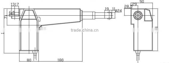 Linear Actuator RE-M-3 8000N