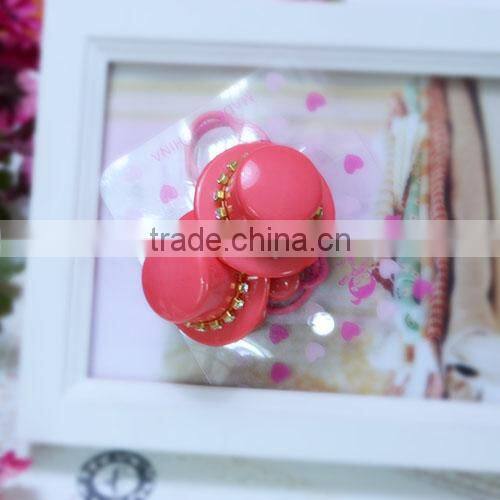 2014 new design fashionable green hat design bead for hair