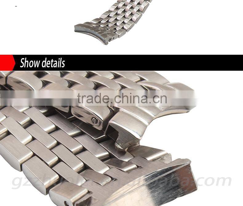 20mm high quality imported stainless steel watch bracelet Wholesale 3PCS
