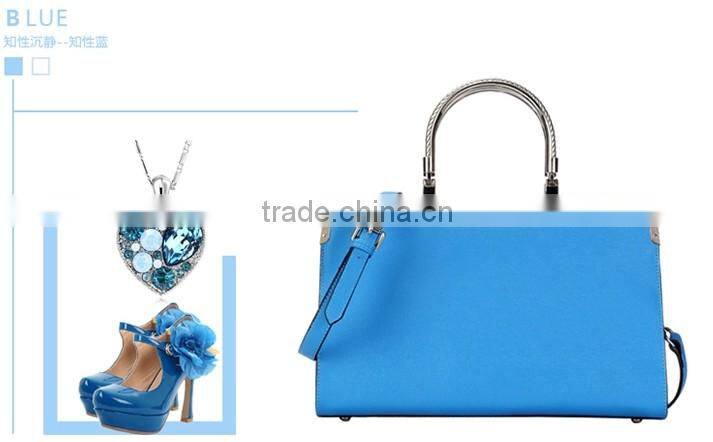 fresh colourful PU tote handbag for women