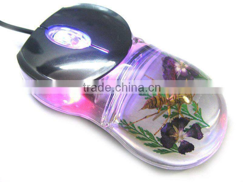 transparent mouse/liquid wired mouse