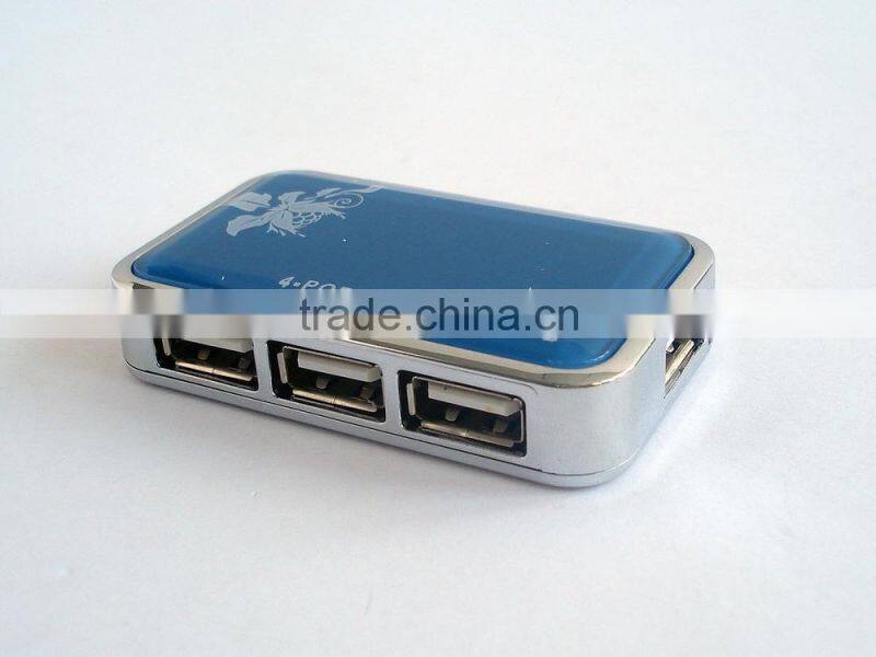 Wholesale 4 port usb hub with external power supply/usb 1.1/2.0 hub