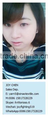 Alibaba china TFO 30s/3 100 pct spun polyester color yarn in makou town wuhan city china