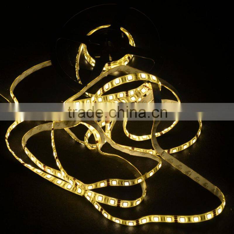 2016 high lumen 60led/m 50000 hours life outdoor christmas decoration thin bare-board pcb DC 12V SMD 5050 LED Strip light