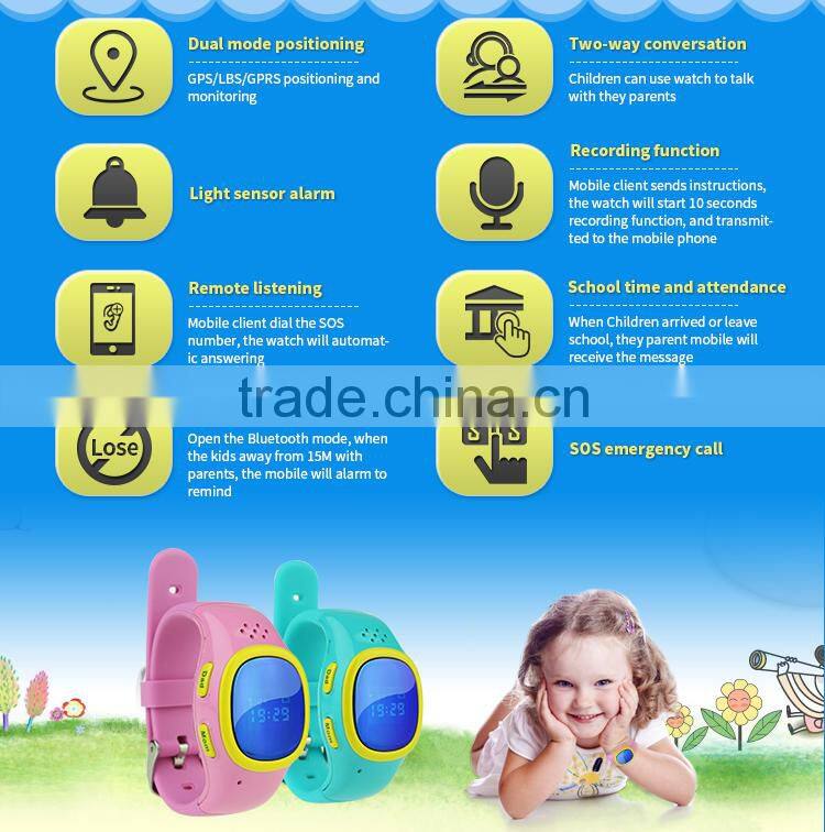 Professional Custom Made Kids GPS Watch Tracker Watch