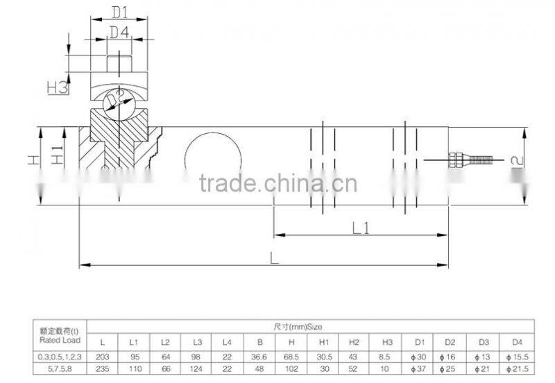 Alloy Steel ball head components for Load cell JX-1F