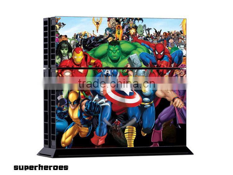 wholesale price brand new for sony playstation 4 console and controller cover for ps4 skin sticker game accessories