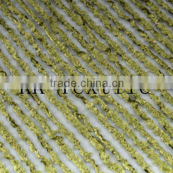 New arrival!2014 wool embroidery designs#7339 mesh fabric fancy dress fabric