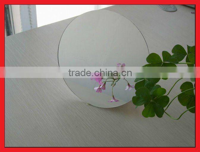 small square round mirror