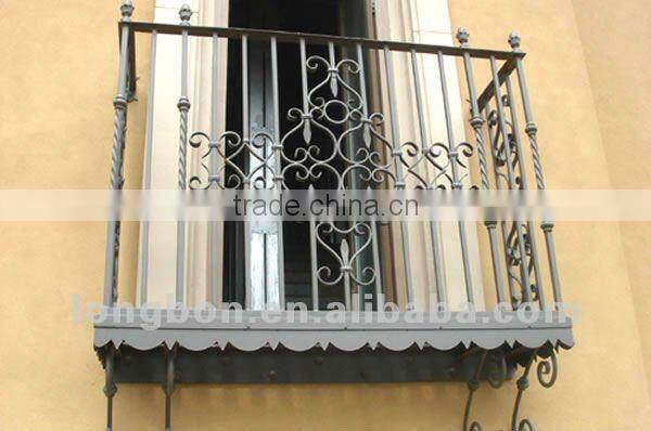 Top-selling classical wrought iron balcony grill designs