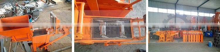 WANTE BRAND WT2-40 manual clay interlocking brick making machine with low price