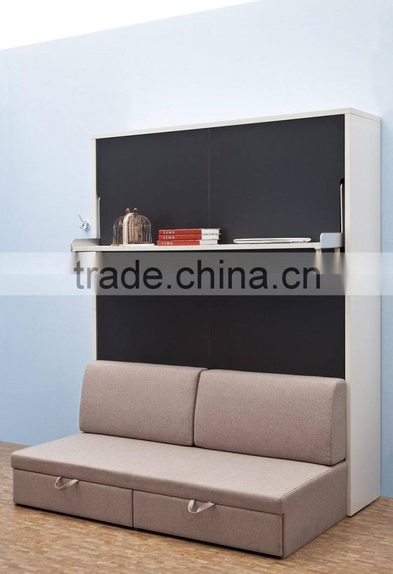 modern multiple function wall bed folding bed with hutches