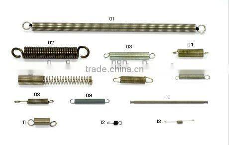 Precision mold stainless steel tension coil spring China Supplier