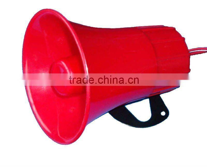 Price of factory,ES-501,RED ELECTRONIC SIREN,DC 12V, 24V,CE & ROHS