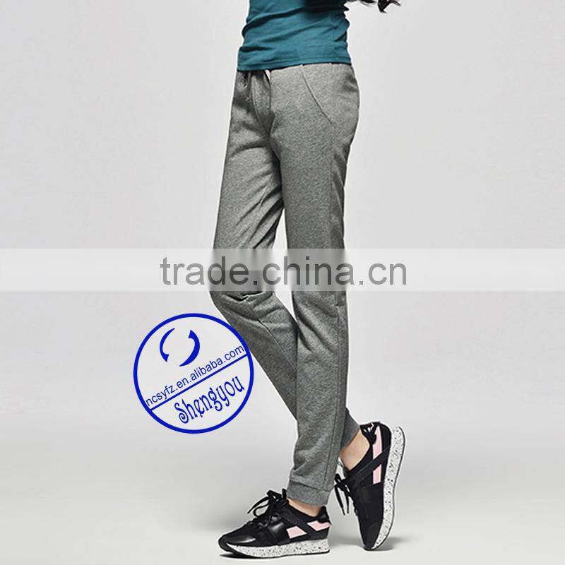custom high quality women fleece sport jogger pants