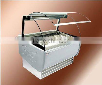 ice cream display showcase