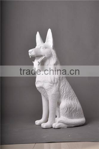 Latest fiberglass animal wolf mannequin