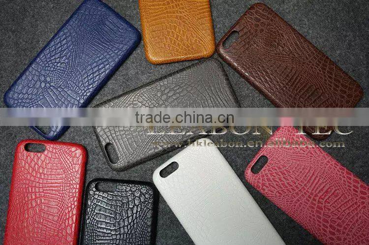 new For iPhone 6 Plus Crocodile Embossed Leather case, For iPhone 6 Plus Leather Case