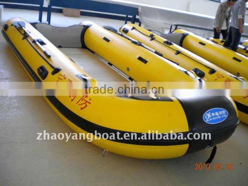 7 passenger (CE) PVC material optioanl floor color inflatable boat