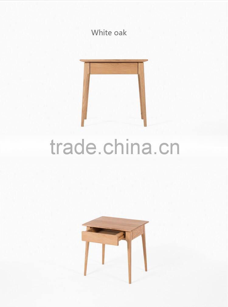 Modern design bedside wooden night stand simple side table