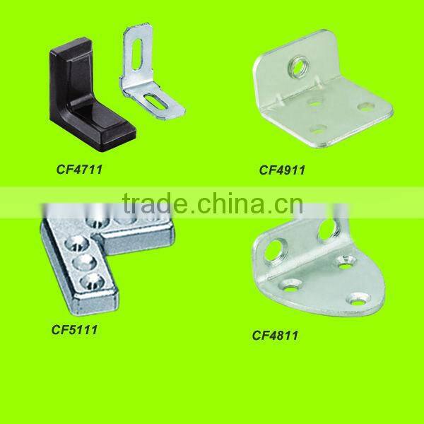 Sweet green after-sale service system high quality plastic+iron furniture cabinet corner fitting (CF4711)