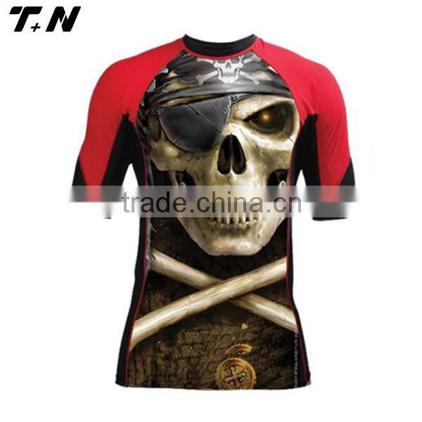 Blank MMA rash guard,Custom printed rash guard wholesale