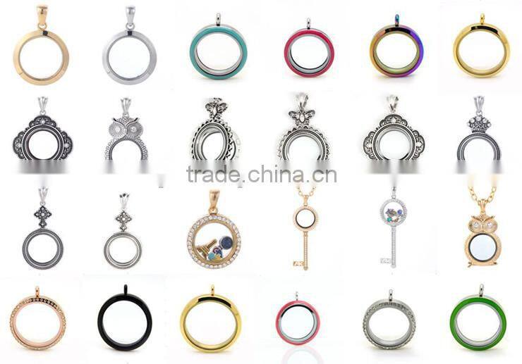 2015 Fashion Red Enamel Christmas Bell Floating Lockets Charms Wholesale