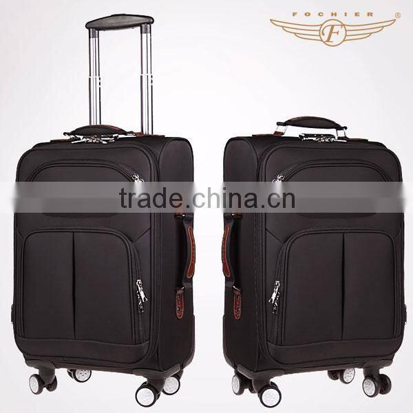colourful best travel zipper trolley polyester luggage