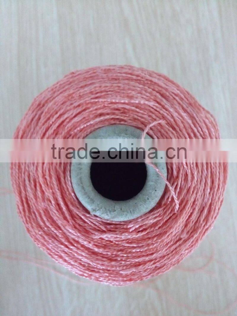 Fancy TT/beads yarn 1/6.7Nm 55%Linen 45%Viscose