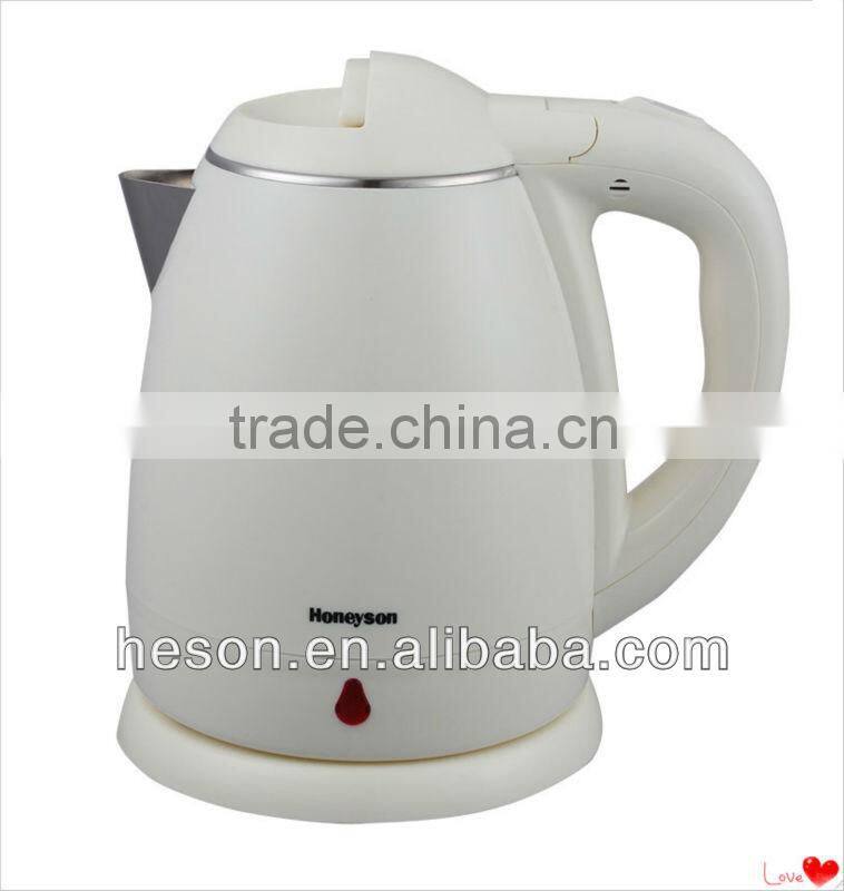 K12 Stainless steel inside + plastic body electric thermos/kettle