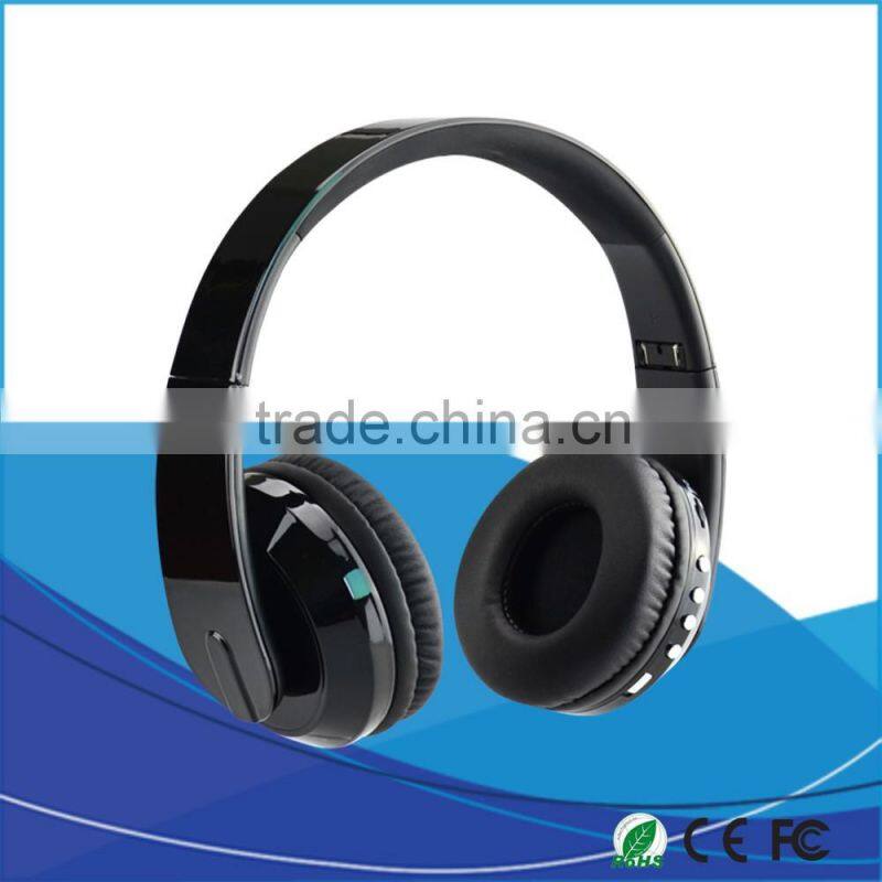 Cheap wireless bluetooth stereo headphone with charging line