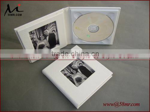 2015 Faux Leather DVD CD Box Holder Album,Black 3PS