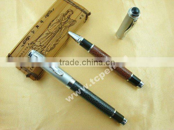 metal leather roller pen L007r