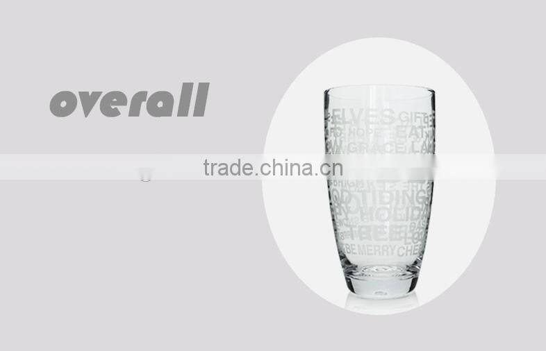 high quality fancy energy drinking glass