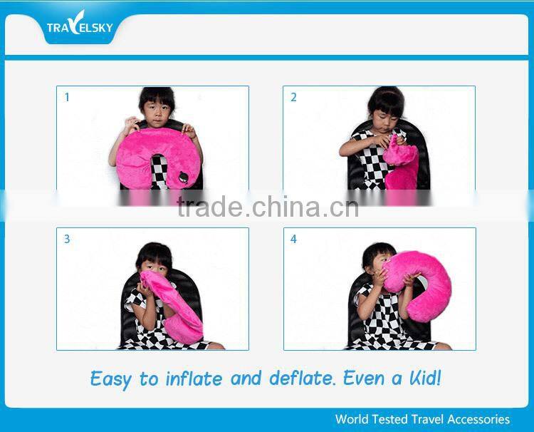 13406 EZ Comfort Inflatable Travel Message Neck Pillow