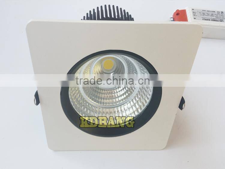 China factory wholesale 25w led cob square downlight
