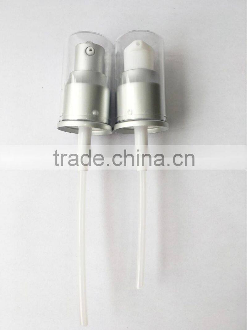 20/410 aluminum cream bottle pump for cosmetics