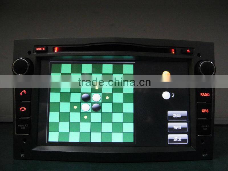 7inch double din auto multimedia for Opel with GPS/BT/FM/AM/RDS/TV/VMCD/3G/GAMES/etc