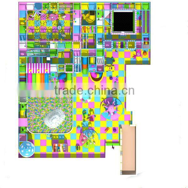 Factory price children inflatable soft indoor playground with kids electric games