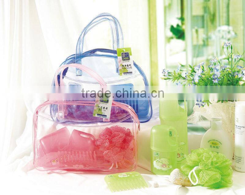 wholesale high grade cosmetic makeup pouch bag,makeup bag with compartment ,promotion item 6825